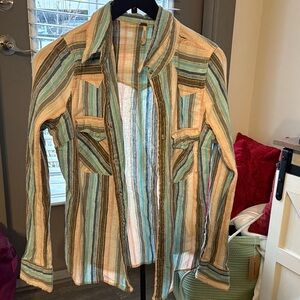 Free People Multicolor Striped Top